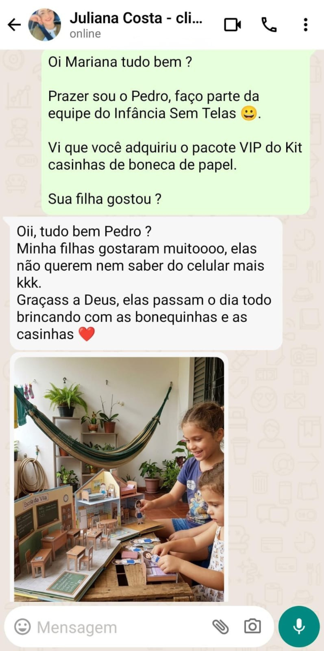 Depoimento mãe 3